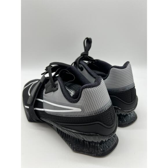 Nike Romaleos 4 Black White Men's Size 9 Weightlifting Training CD3463 010 - Picture 8 of 16